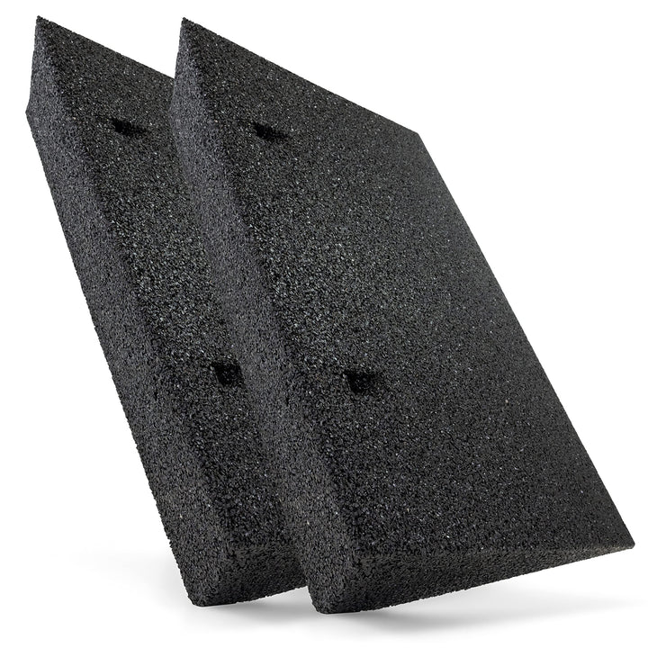 Bordsteinrampe Gummi schwarz 2X I Breite: 50 cm I Höhe: 110 mm I Rampe Gummikeil Rollstuhlrampe Auff
