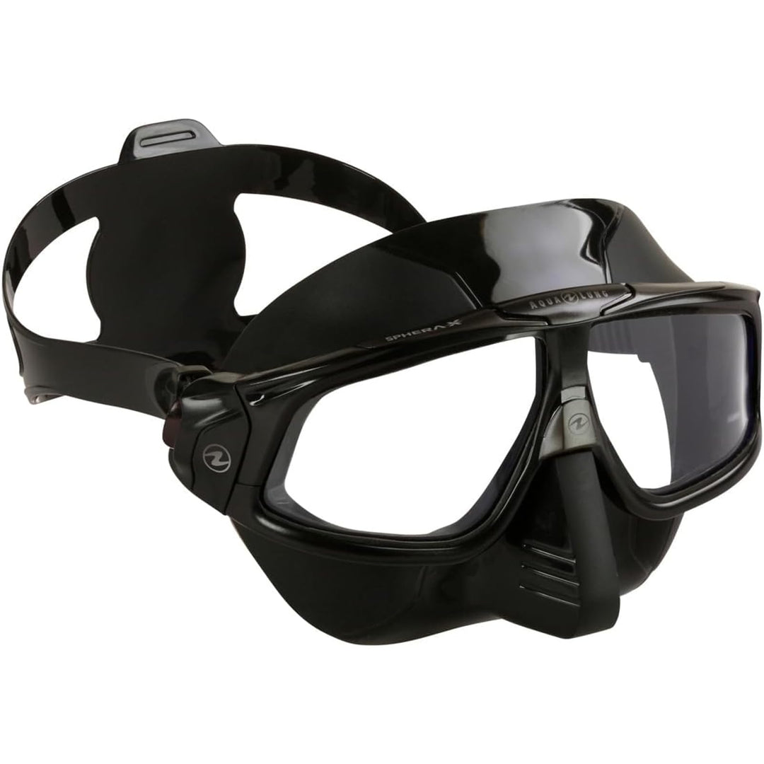 Aqualung SPHERA X - taucherbrille Erwachsene mit verzerrungsfreiem 180°-Panoramablick, widerstandsfä