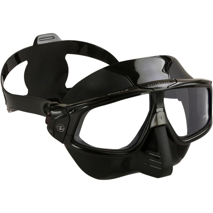 Aqualung SPHERA X - taucherbrille Erwachsene mit verzerrungsfreiem 180°-Panoramablick, widerstandsfä