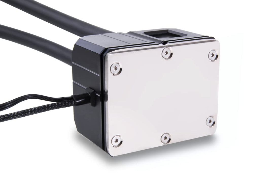 ALPHACOOL 11774 Eisbär Pro Aurora 420 CPU 420mm Wasserkühlung, schwarz CPU Kühler