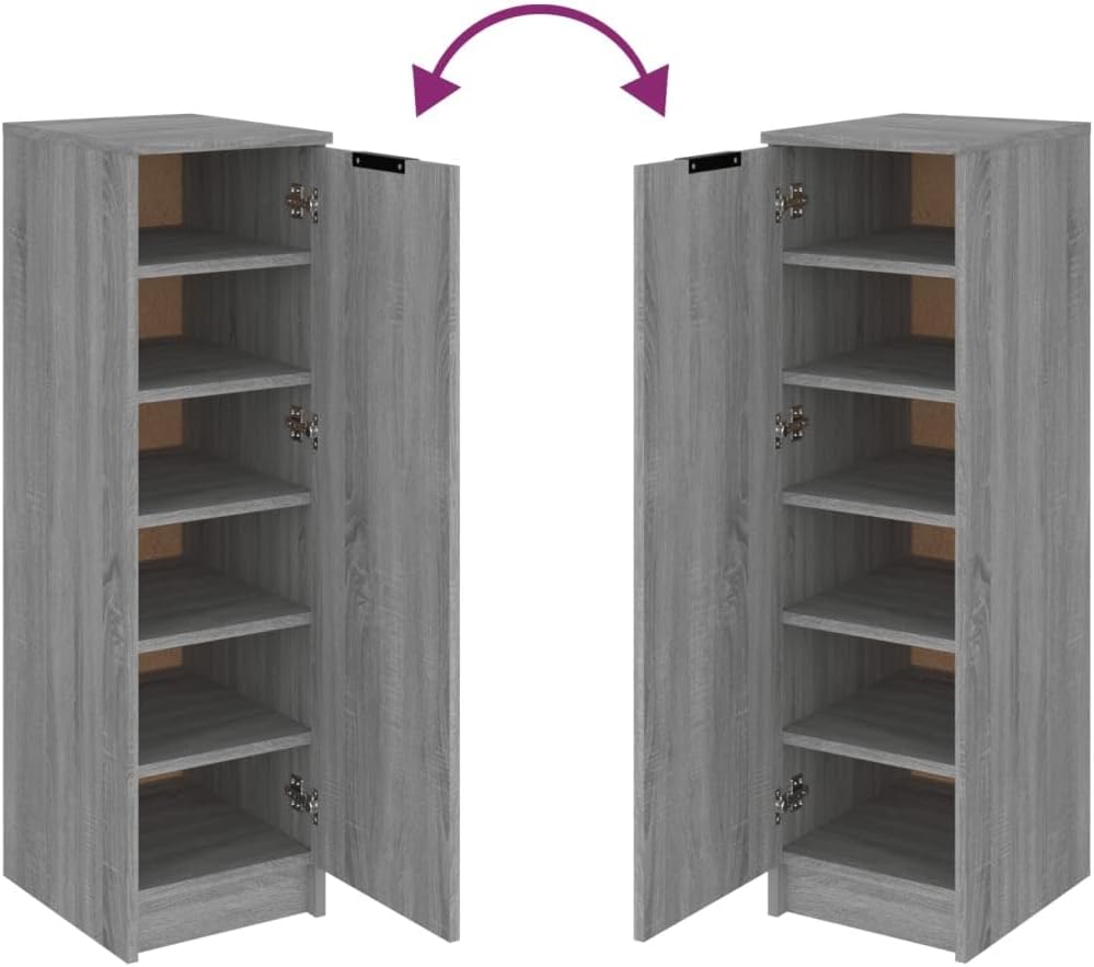 Möbel Schuhschrank Schuhregal Schuhkommode Schuhaufbewahrung Schuhständer 30x35x100 cm für Flur, Die