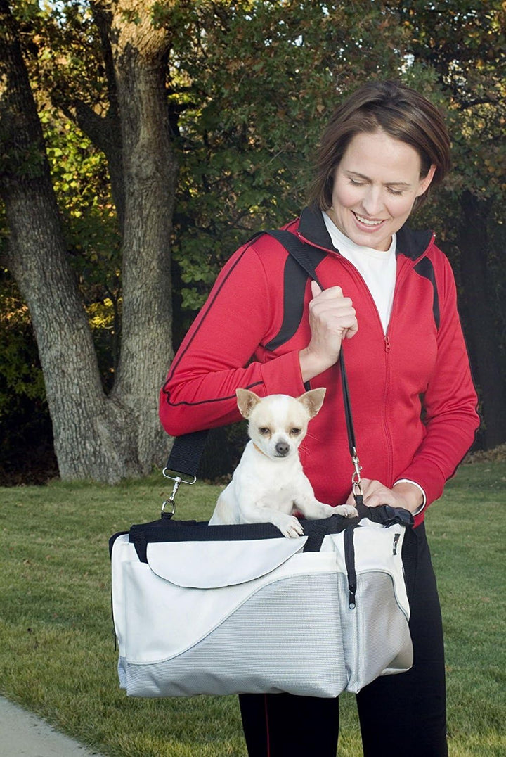 PetSafe SOLVIT Fahrradkorb für Hunde und Katzen, Sport Style Leichtes Nylonmaterial, Abnehmbarer Trä