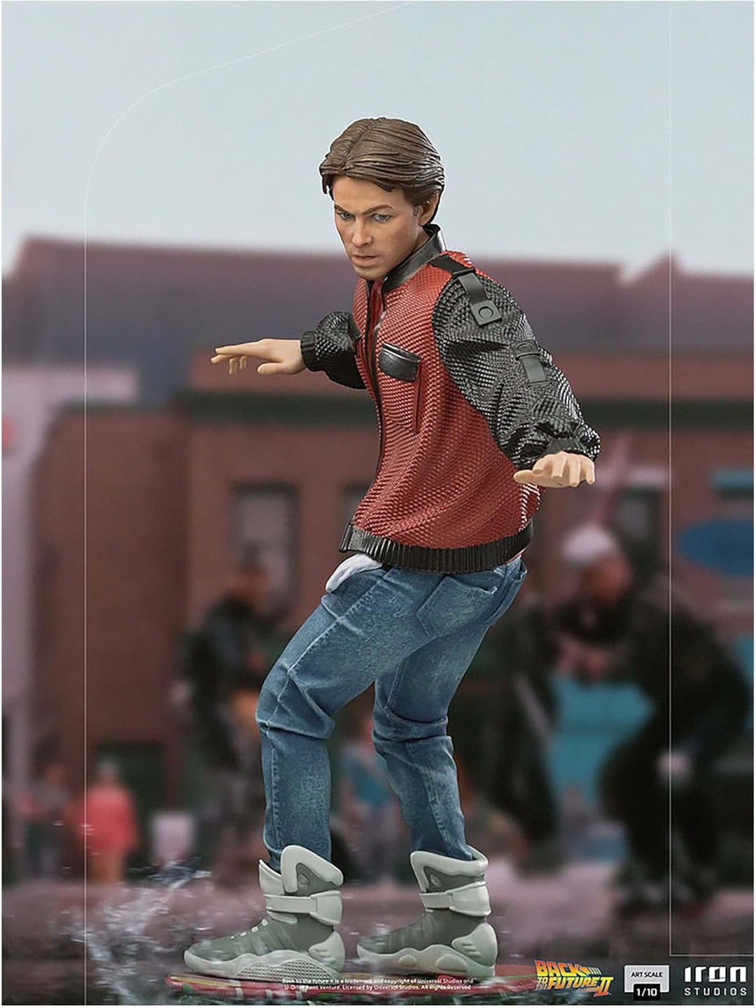 Iron Studios Back to The Future Marty McFly Hoverboard 1/10 Scale Statue Standard 1:10, 1:10