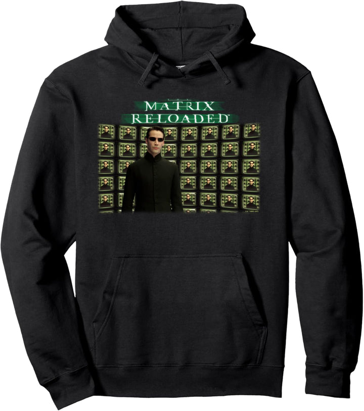 The Matrix Reloaded Neo Meets The Architect Pullover Hoodie