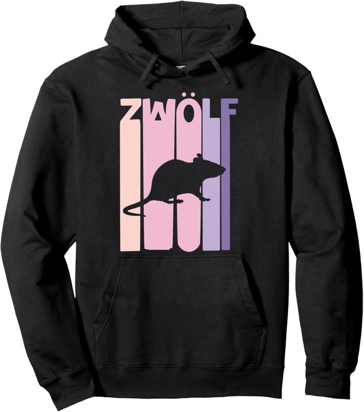 12. Geburtstag Mädchen Maus Haustier Nager 12 Jahre alt Pullover Hoodie