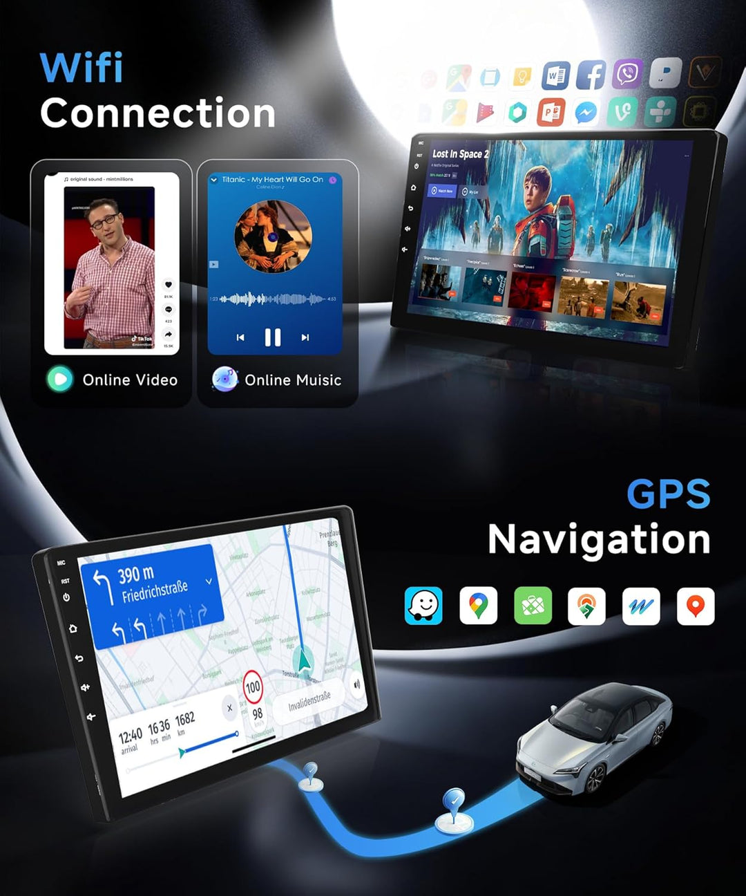 Rimoody 8 Core 6+128G Wireless Carplay Android Autoradio für Audi A3 S3 RS3 8P 8VS 8PA 2003-2012 9 Z