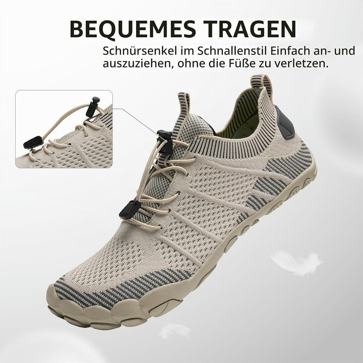 IceUnicorn Barfussschuhe Damen Herren Breite Traillaufschuhe Zehenschuhe Unisex Schwimmschuhe Strand