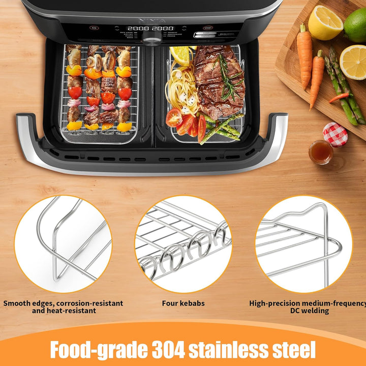 Zubehör für die Ninja Foodi FlexDrawer 10,4L Heissluftfritteuse AF500EU (20PCS),Silikonform für Airf