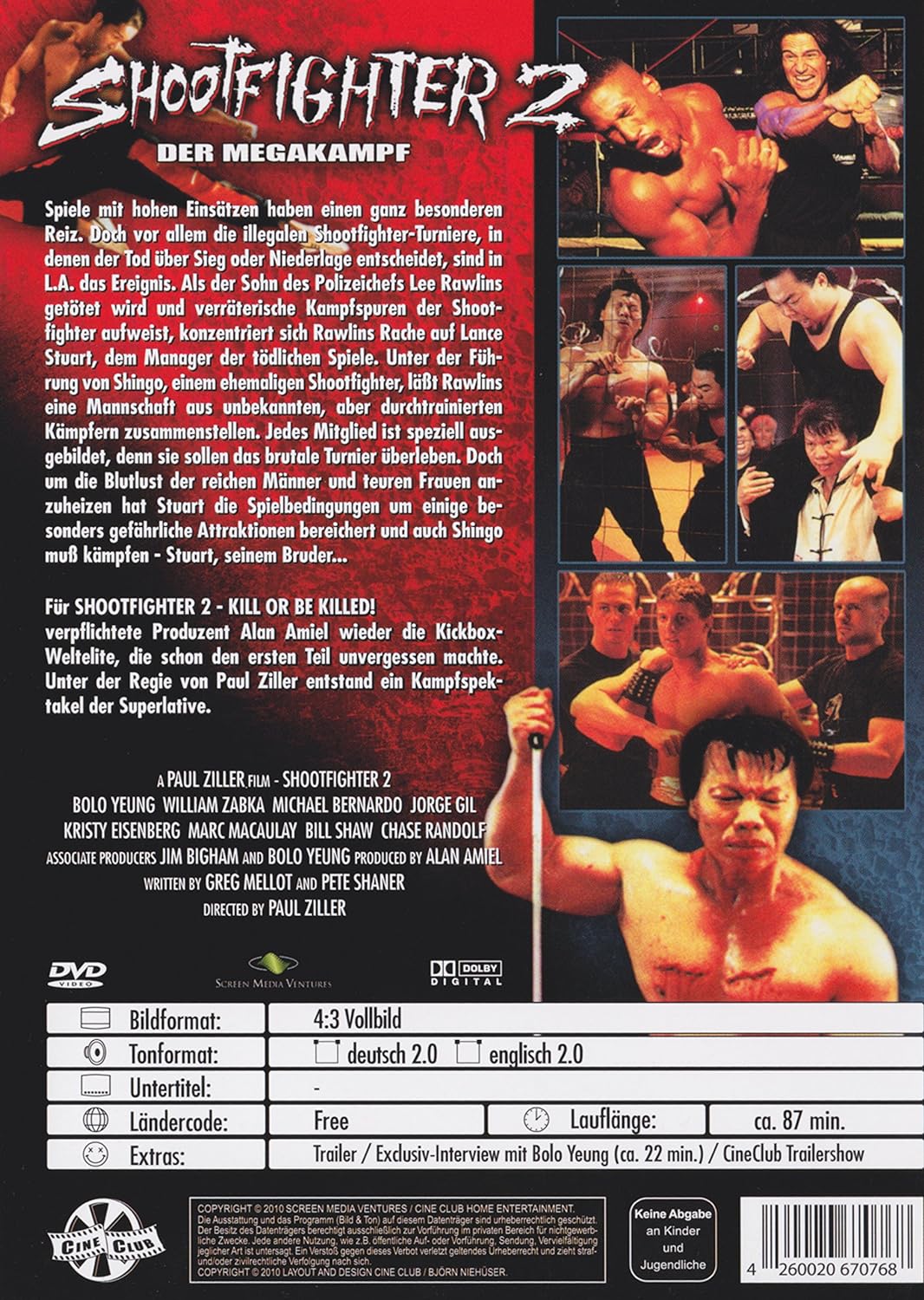 Shootfighter 2, DVD