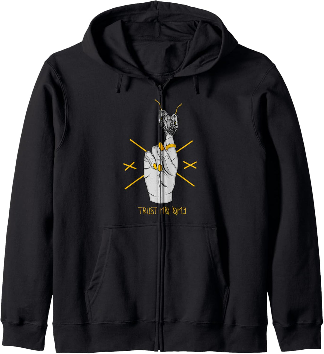 Trust No One - Sad Aesthetic Edgy Streetwear Kapuzenjacke