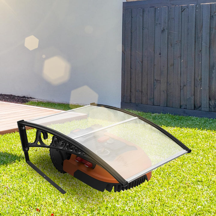 Daromigo Mähroboter Garage Dach Carport für Rasenmäher Roboter 106 x 87 x 50 cm aus Polycarbonat für