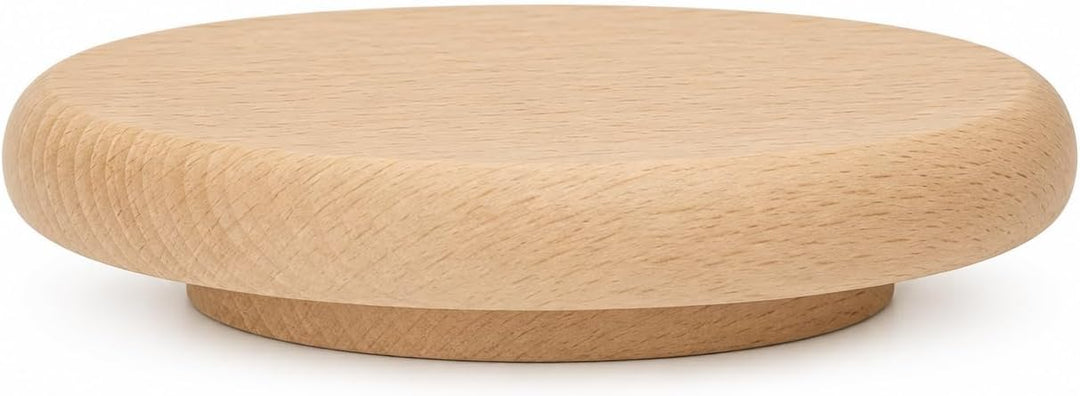 teemando® 10 X Abdeckung für Mass-Krüge & Weizengläser bis 8,4 cm Ø aus Buchenholz, Schutz vor Insek