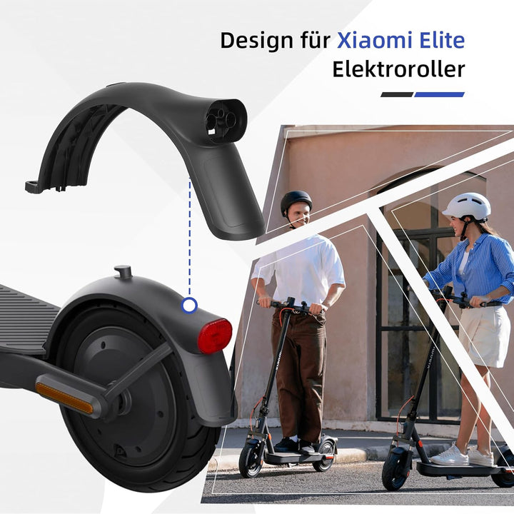 ulip Hinterer Kotflügel Electric Scooter Xiaomi Elite Hinterer Kotflügel Ersatz Kompatibel für Xiaom