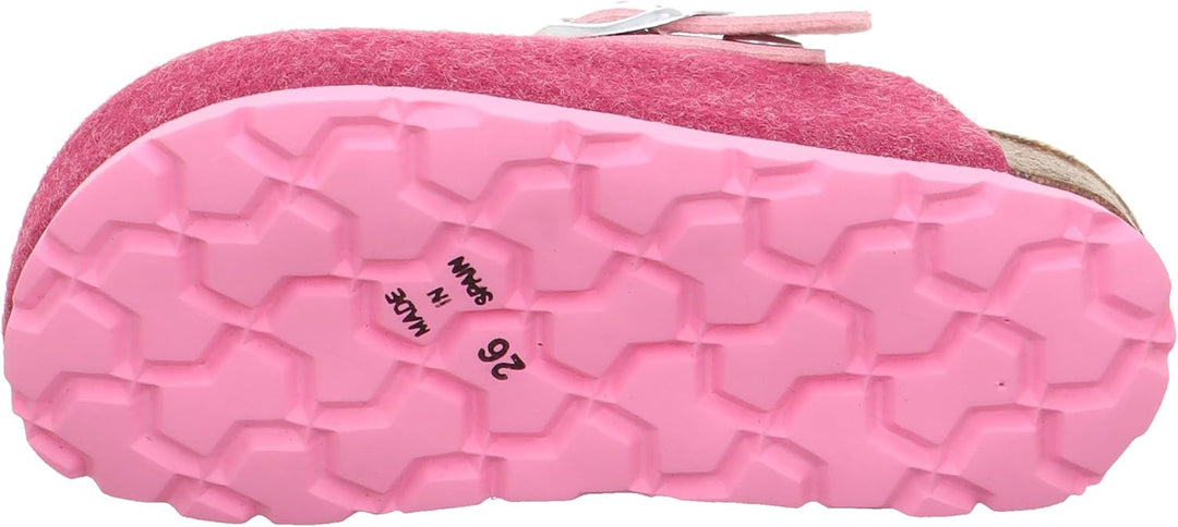 Superfit Mädchen Fussbettpantoffel Hausschuh 34 EU Pink 5510, 34 EU Pink 5510