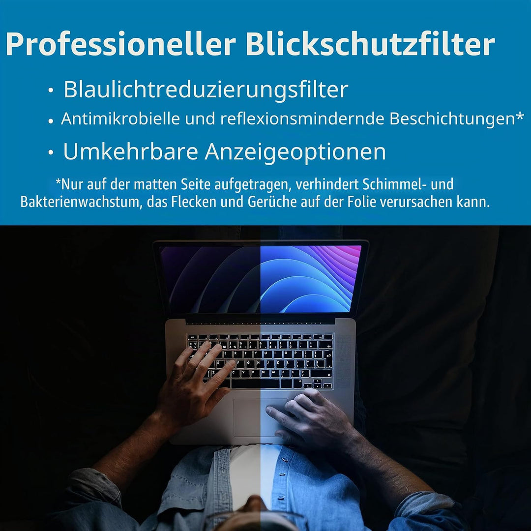 Kensington MagPro™ Magnetischer Blickschutzfilter für Laptops 13,3 Zoll, 16:9, Magnetische Schutzfol