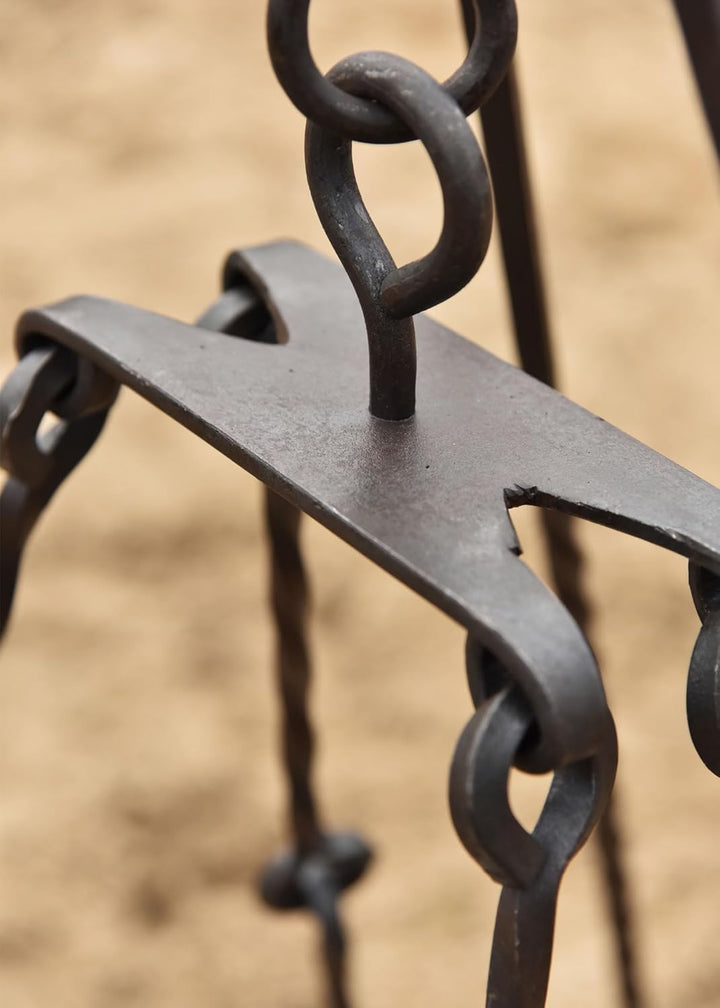 Grillrost für Dreibein aus Stahl, handgeschmiedet - Grill - Outdoor - Garten - Mittelalter - LARP