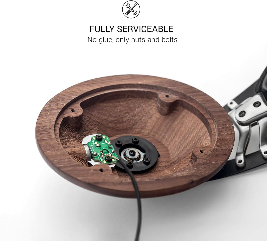 Meze 99 Classics Walnut Silver Audiophiler Over-Ear Kopfhörer, hochwertigen Materialien und hohem Wa