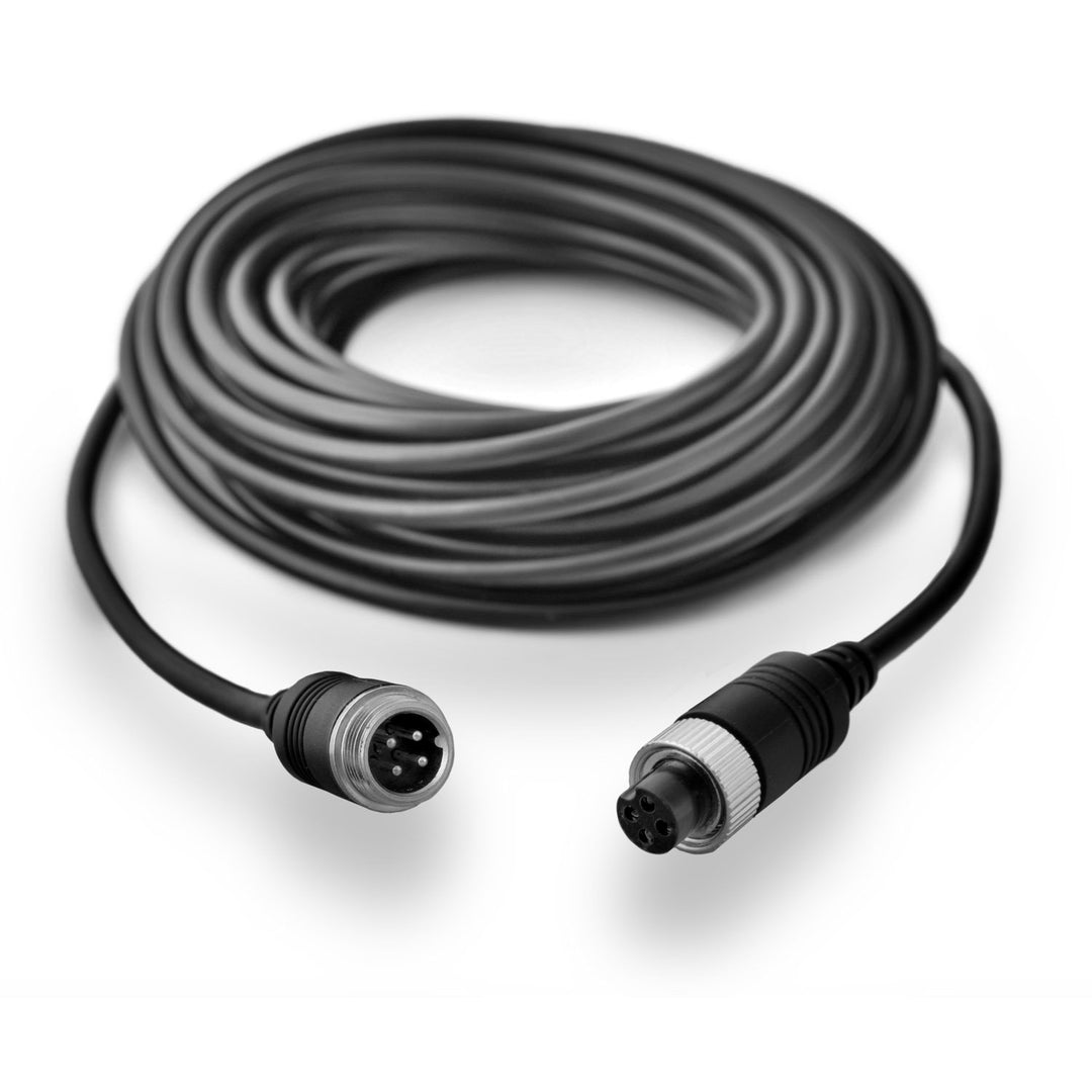 Rückfahrkamera Verlängerungskabel 10 Meter für 4-Pin-Schraubverschluss (RCA, Video, Audio) Kamera An
