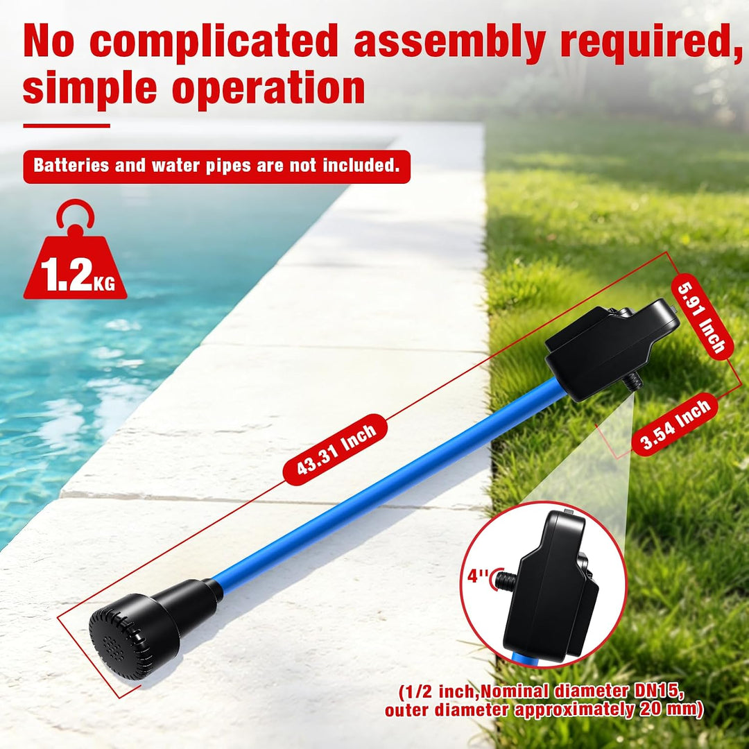Wasserpumpe 85W für Milwaukee M18 18V Akku, 1400L/H, 4,5m Förderhöhe