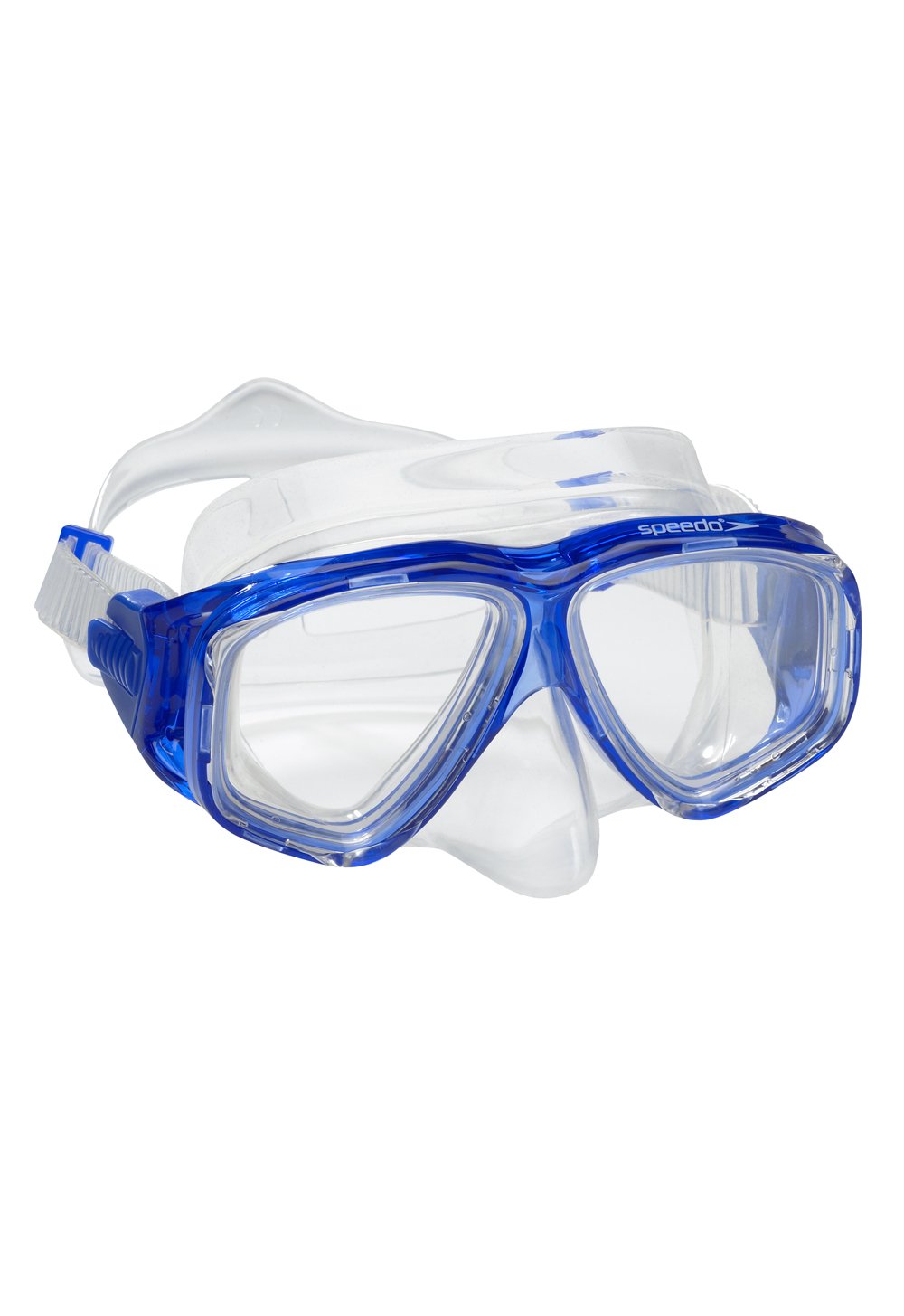 Speedo Tauchmaske für Erwachsene blau, blau