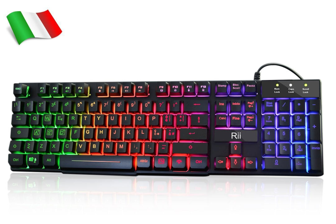 Gaming_Tastaturen RK100+ (5 colori arcobaleno), RK100+ (5 colori arcobaleno)