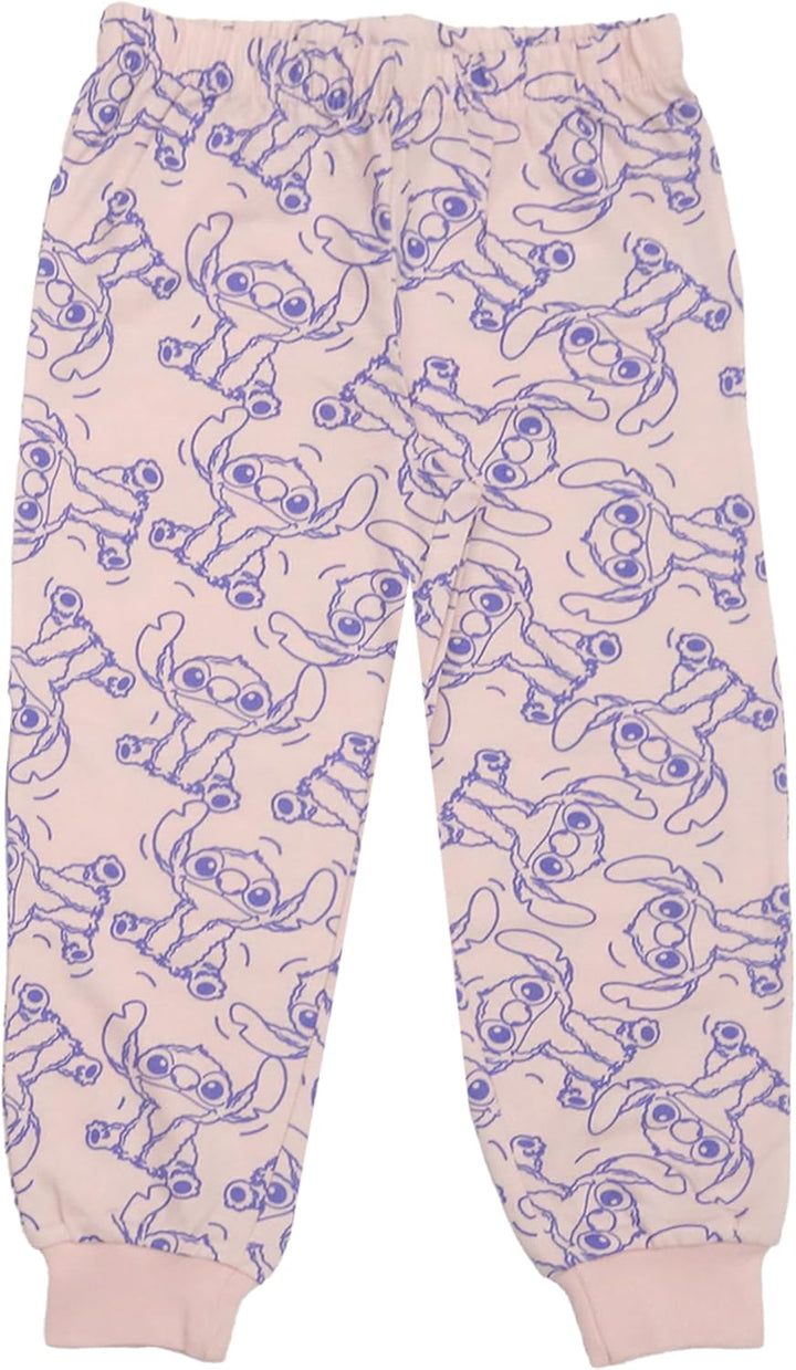 Disney Lilo und Stitch Mädchen-Schlafanzug, Stitch Pyjama, 100% Baumwolle, Gr. 128-176 (DE/NL/SE/PL,