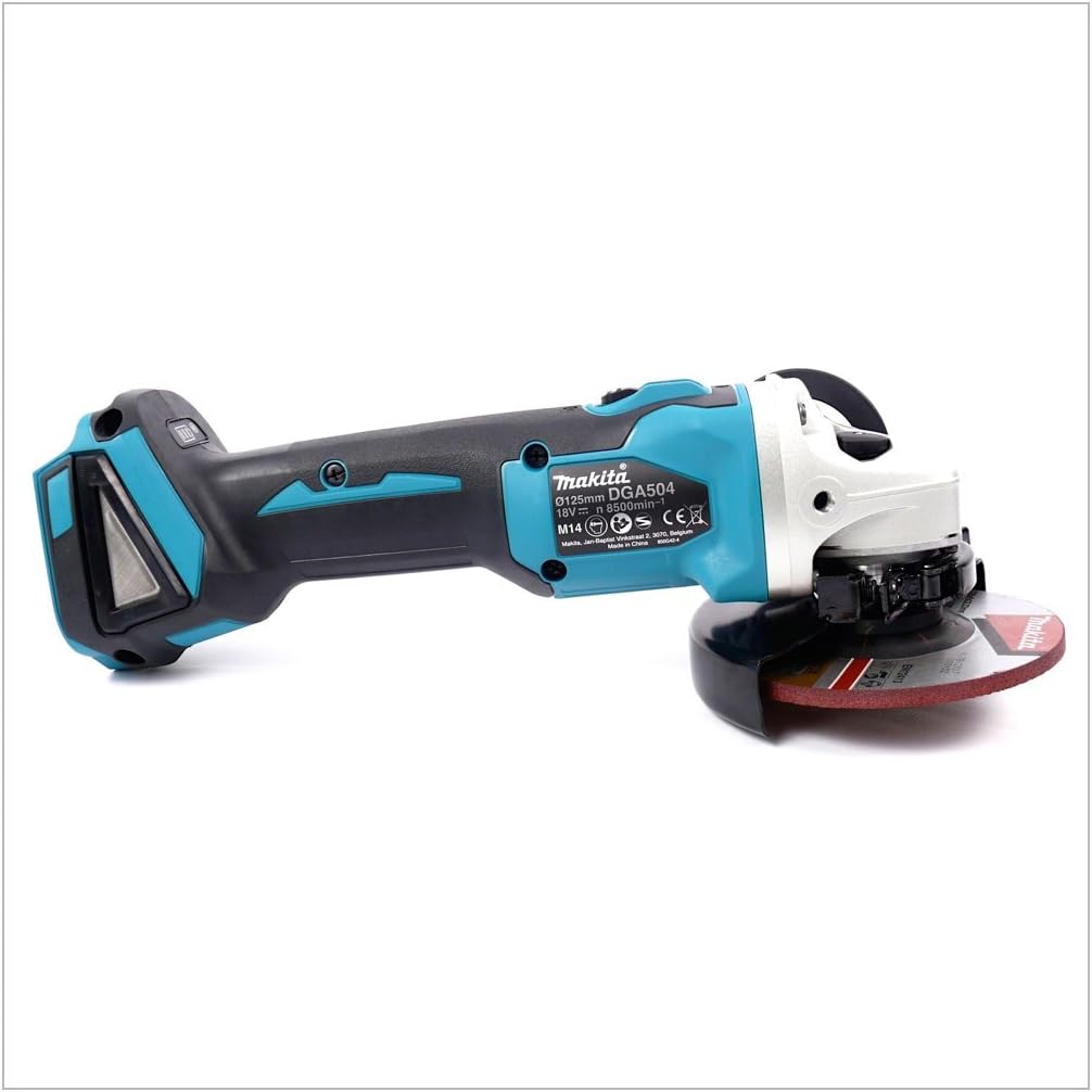 Makita DGA 504 T1 Akku Winkelschleifer 18V 125mm Brushless + 1x Akku 5,0Ah - ohne Ladegerät