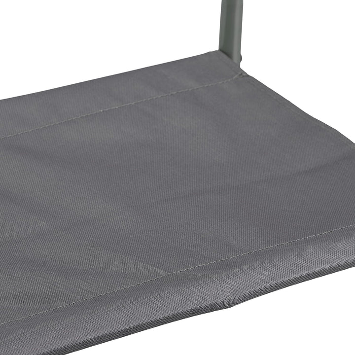 Relaxdays Kofferständer, 2er Set, klappbar, Gepäckständer mit Ablage, HBT: 58x66x38 cm, Kofferablage