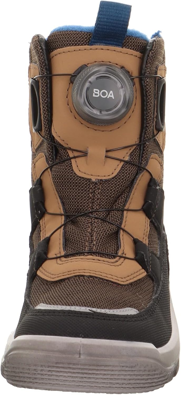 Superfit Jungen Mars Schneestiefel 31 EU Schmal Braun Blau 3000, 31 EU Schmal Braun Blau 3000