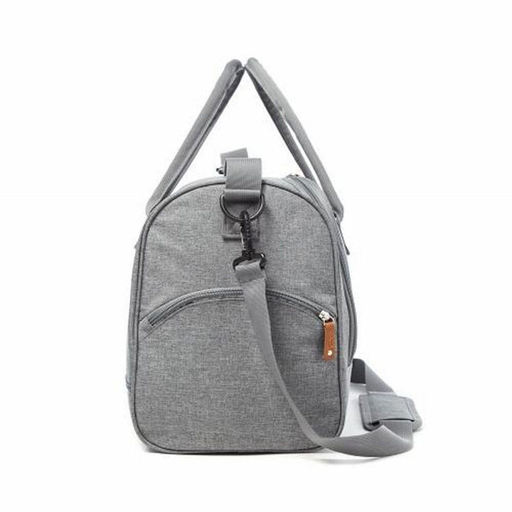 Cangaroo Wickeltasche Jossie Wickelunterlage, Reissverschluss, Gurt verstellbar, Farbe:grau, grau
