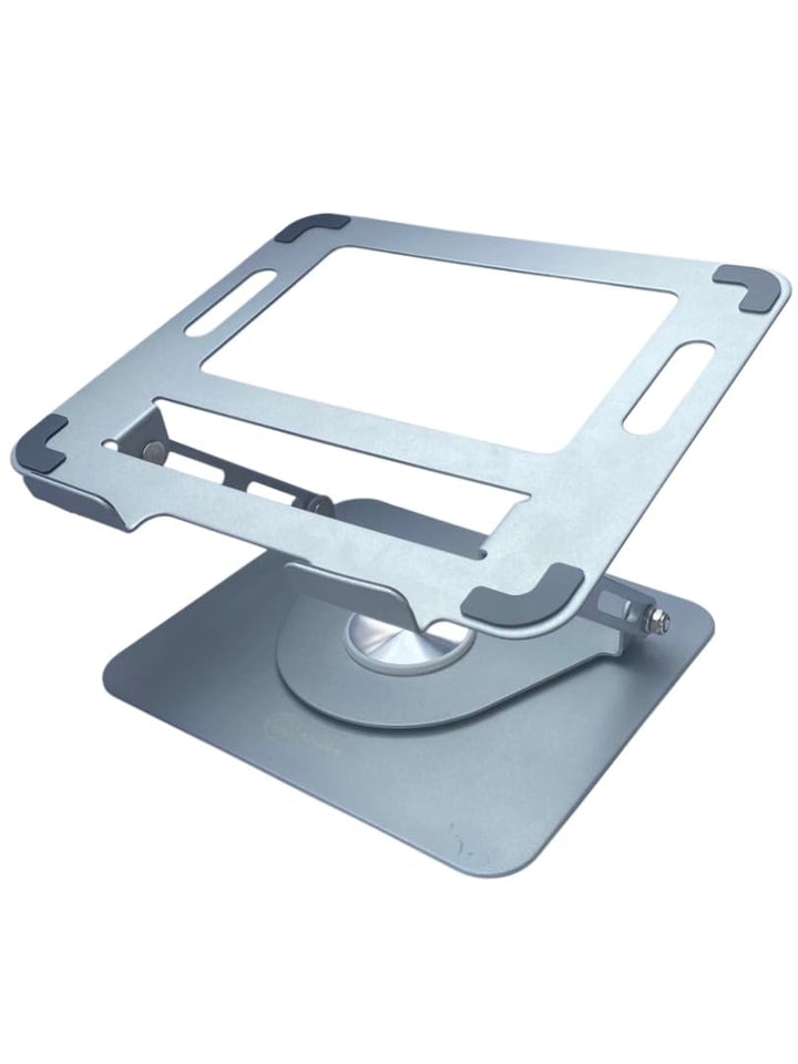 Kigam Laptopständer für Schreibtisch [360 Grad Drehbar] Höhenverstellbar Ergonomischer Tragbarer Lap