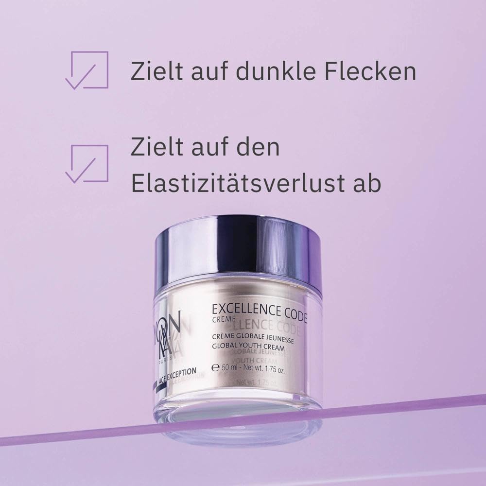 Yon-Ka Age Excellence Code Creme 50ml | Anti-Aging Tagescreme für reife Haut, Botanische Mischung au