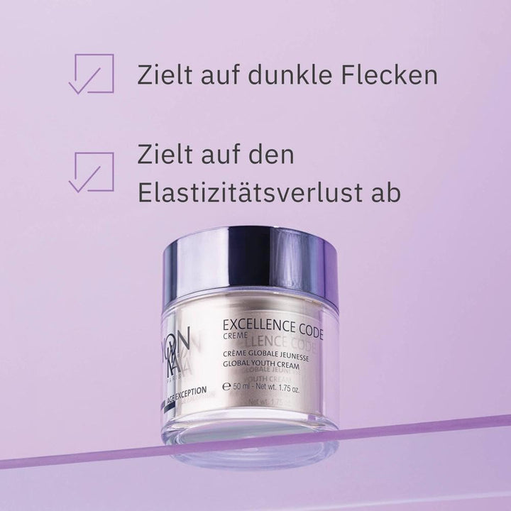 Yon-Ka Age Excellence Code Creme 50ml | Anti-Aging Tagescreme für reife Haut, Botanische Mischung au