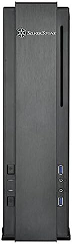 SilverStone SST-ML07B - Milo Mini-ITX schmales HTPC Desktop Gehäuse, schwarz, SST-ML07B