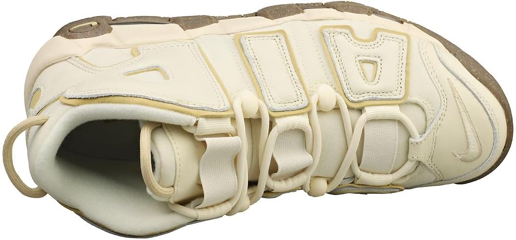 Nike Herren Air More Uptempo Basketballschuhe 44 EU Cocnut Milk Tean Gold, 44 EU Cocnut Milk Tean Go