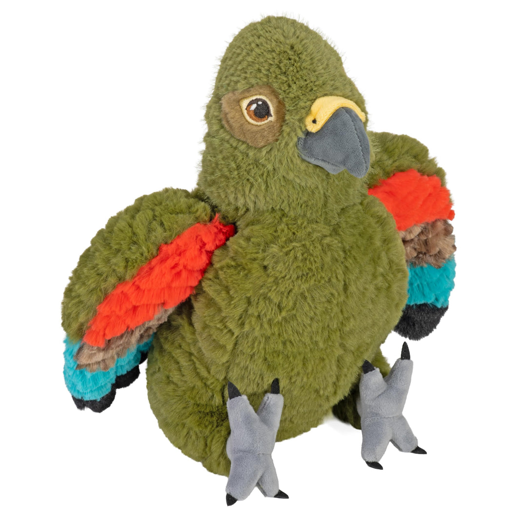 Wild Republic Artist Collection Eco Kea, Stofftier, 33 cm, Plüschtier, Füllung aus recycelten Wasser