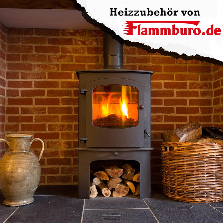 FLAMMBURO Entrusserblock - 6er Pack - Entrusser zum Entfernen von Russ im Herdfeuer, Kaminofen und B