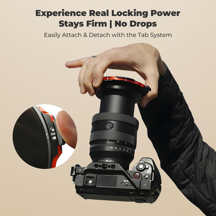 Freewell 82 mm L1 Real Locking VND/CPL Filter All Day Kit - Hybrid VND/CPL 3-10 Stops with ND32, Tru