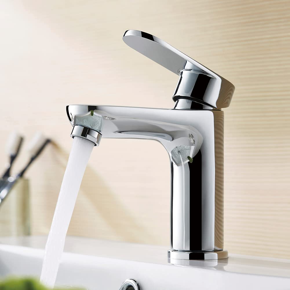 GRIFEMA BERLIN-G11004 | Badarmatur - Bad Wasserhahn, G3/8'' Anschlüsse | Einhebel - Waschtischmische