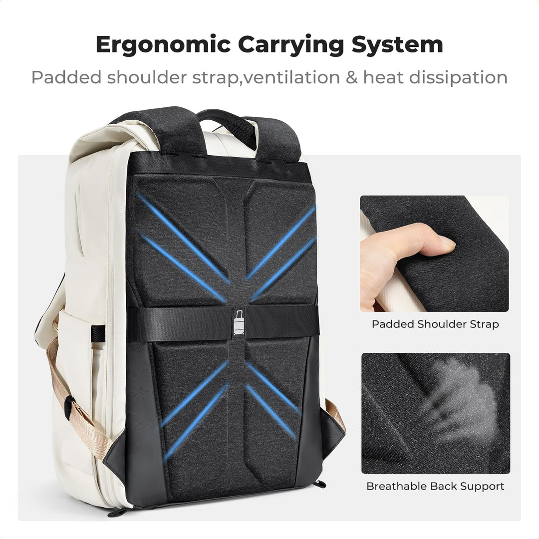 K&F CONCEPT Kamerarucksäcke 20L, Grosse Camera Backpack 15,6 Zoll Laptopfach, Spritzwassergeschutzt