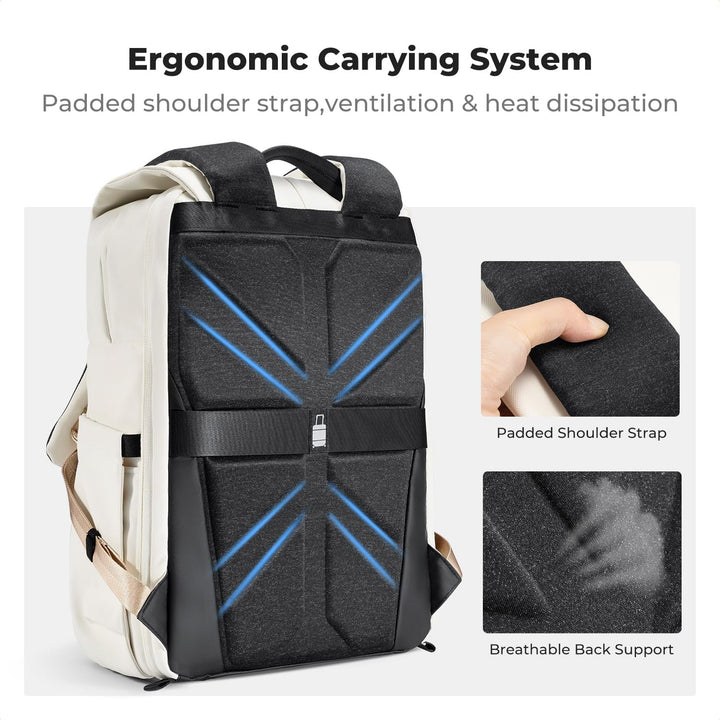 K&F CONCEPT Kamerarucksäcke 20L, Grosse Camera Backpack 15,6 Zoll Laptopfach, Spritzwassergeschutzt