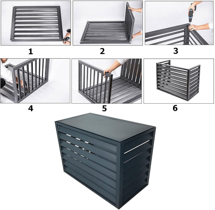 Abdeckung Klimaanlage Aussengerät, Abdeckung Für Klimaanlage Aluminium, Schutzgehäuse Aus Klimagerät