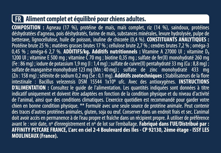 ADVANCE Lamm & Reis Hundefutter, 12kg, 1er Pack (1 x 12 kg), 12 kg