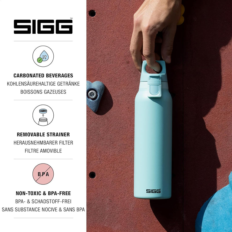 SIGG - Isolierte Trinkflasche - Thermosflasche Hot & Cold One - Mit Teesieb - Auslaufsicher - BPA-fr