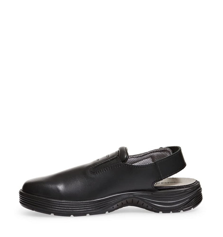 Abeba Clog 711135 - X-Light Glattleder schwarz 36 EU, 36 EU