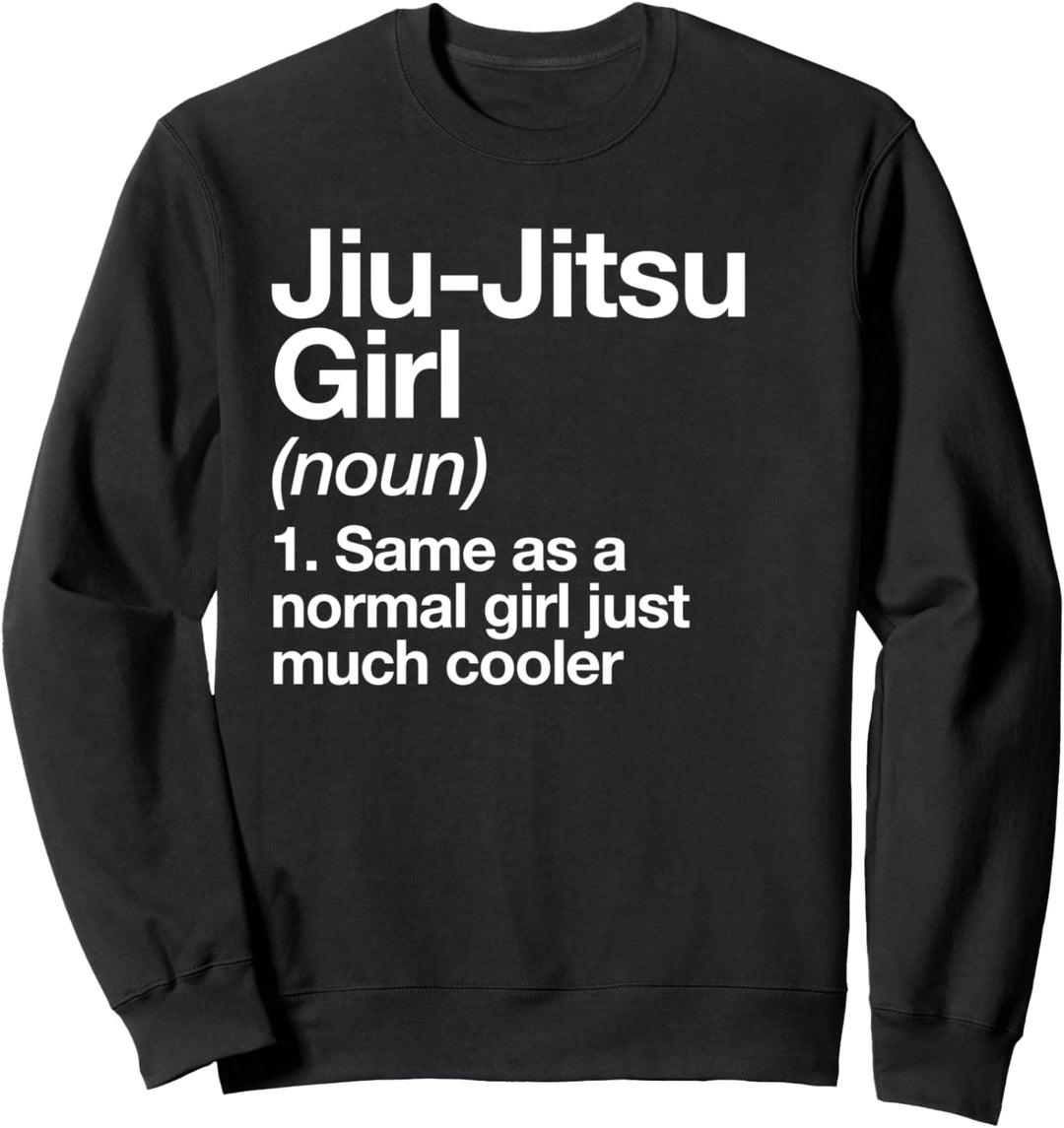 Jiu-Jitsu Mädchen Definition Funny Sports Kampfsport Sweatshirt