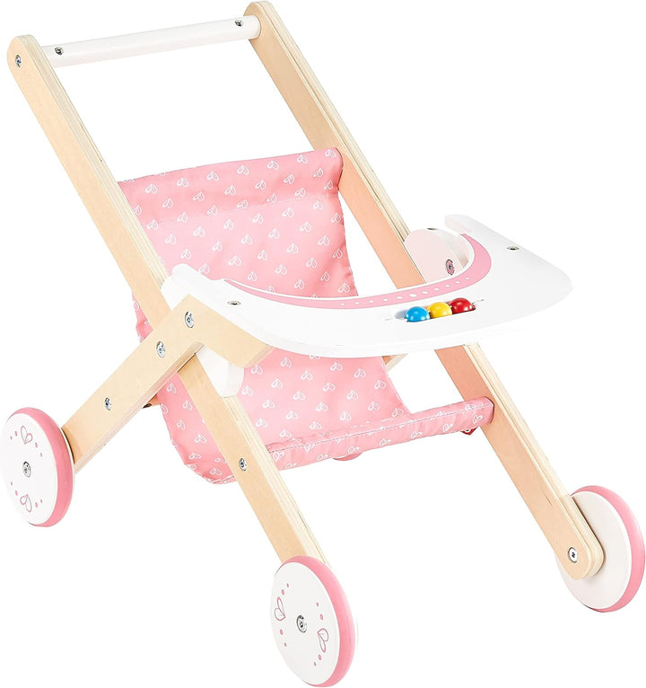 Hape E3603 - Puppenwagen, L: 17.5, W: 12.8, H: 20.2 inch, Puppenwagen