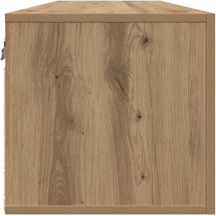 vidaXL Wandschrank Artisan-Eiche 100 x 36,5 x 35 cm Holzwerkstoff, Grosszügiger Stauraum, moderner W