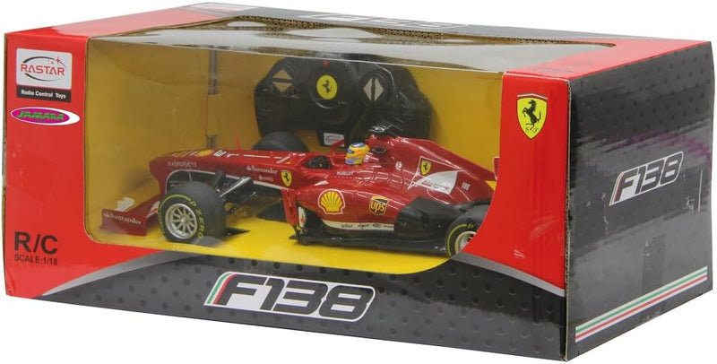 JAMARA 404515 - Ferrari F1 1:18 2,4GHz - offiziell lizenziert, bis zu 1 Stunde Fahrzeit bei ca. 9 Km