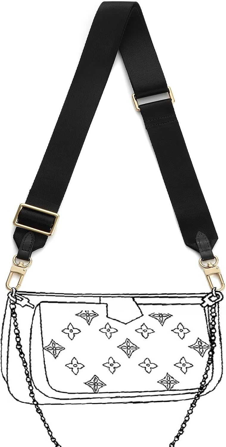 Verstellbarer Schultergurt Taschengurt Breit Schulterriemen Damen Taschenband Multi Pochette Accesso